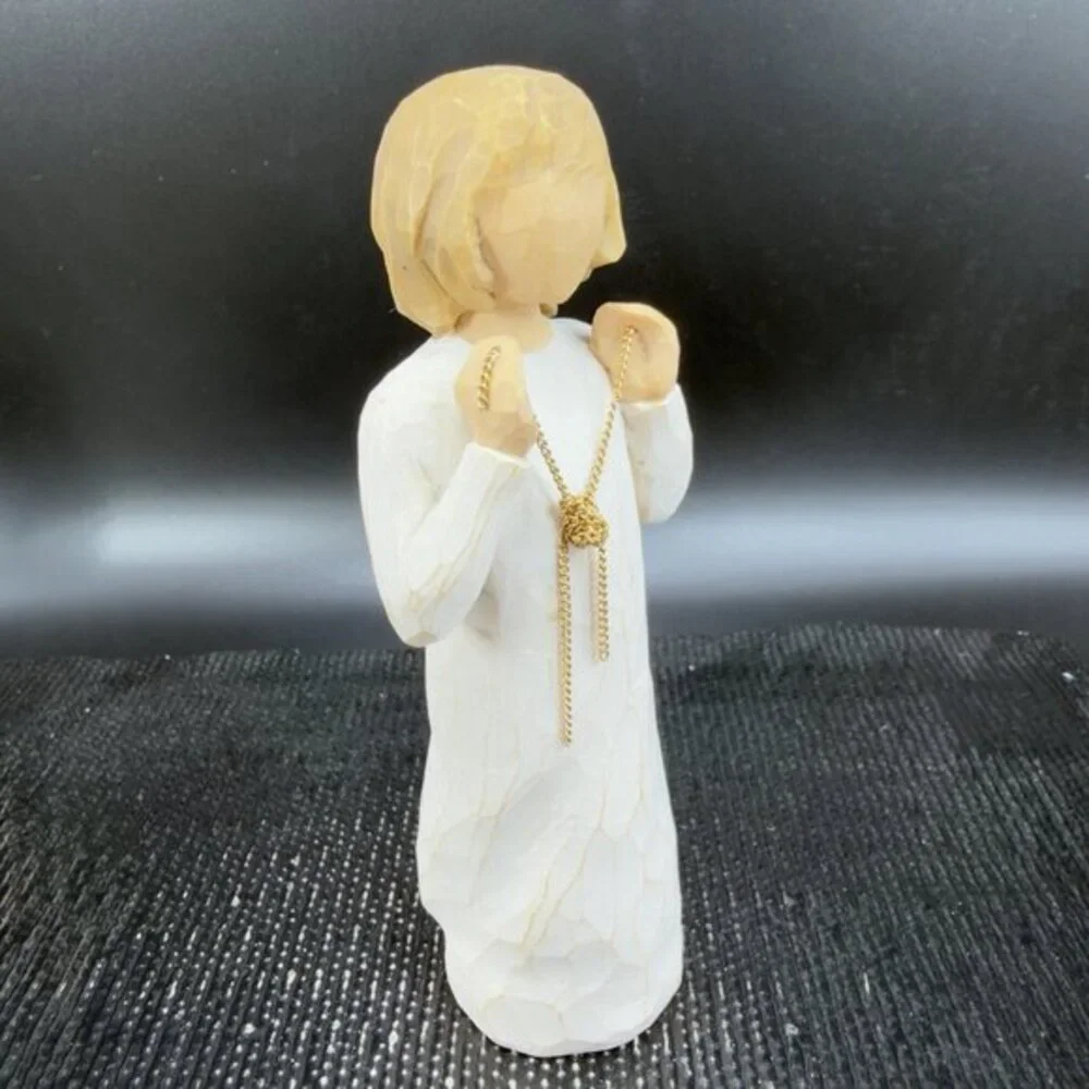 2008 Willow Tree Demdaco Truly Golden Resin Figurine Decorative Figure Angel VTG